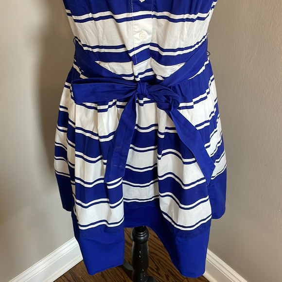 MILLY blue white stripe dress - Picture 4 of 14